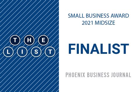 Phoenix Business Journal - Small Business Awards 2021