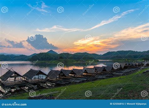 Sunset and boat House stock photo. Image of landmark - 52556816