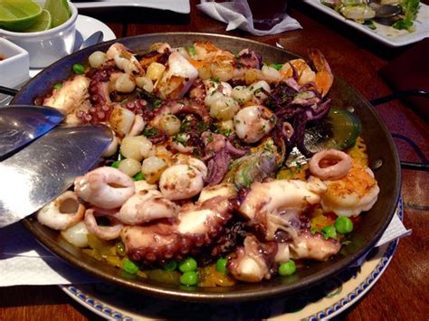 Seafood Paella - Picture of Barcelona Tapas, Puerto Vallarta - TripAdvisor