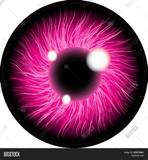 Pink Eyes Illustration Image & Photo (Free Trial) | Bigstock