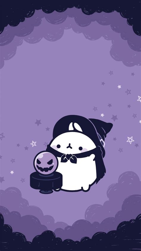 할로윈 몰랑이 배경! : 네이버 블로그 | Molang wallpaper, Kawaii wallpaper, Cute cartoon wallpapers