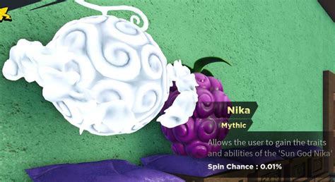 [Fruit Battlegrounds] Nika Fruit | Starter | Unverified Account