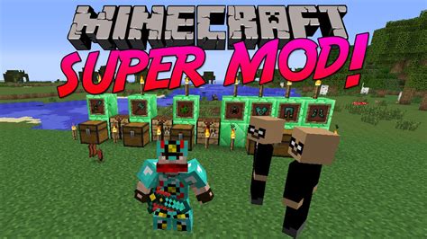 Minecraft | Super Mod! [Amazing OP Weapons & Armour!] | Mod Showcase ...