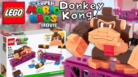 Lego Super Mario Movie DONKEY KONG ARENA expansion set | custom Mario ...