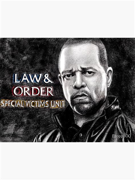 "Fin Tutuola from Law and Order svu" Poster by Epopp300 | Redbubble