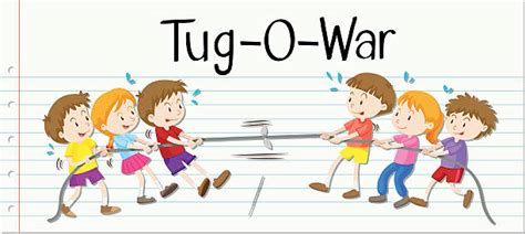 Kids Tug Of War Illustrations, Royalty-Free Vector Graphics & Clip Art - iStock