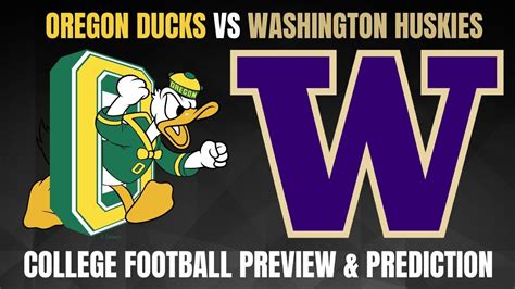 College Football Week 7 | Oregon Ducks Vs Washington Huskies Analysis ...