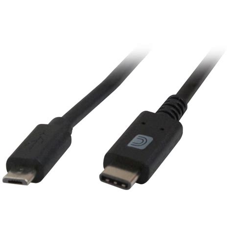 Comprehensive USB 2.0 Type-C Male to Micro-B Male USB2-CB-3ST