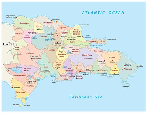 Mapas de República Dominicana - Atlas del Mundo