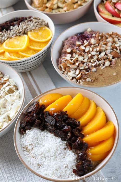 10 Healthy Porridge Recipes with Toppings - All Nutritious