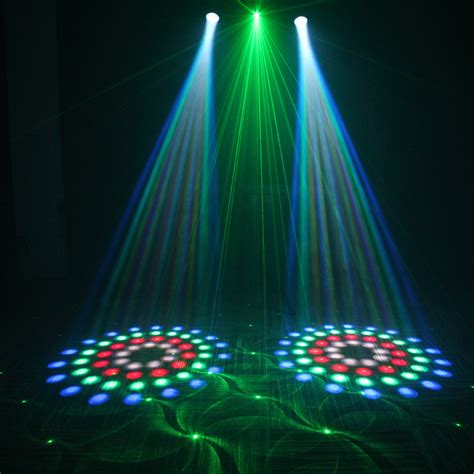 Beamz 3-Some Professional Colour LED Disco Lighting Rail Party DJ Laser Light | eBay