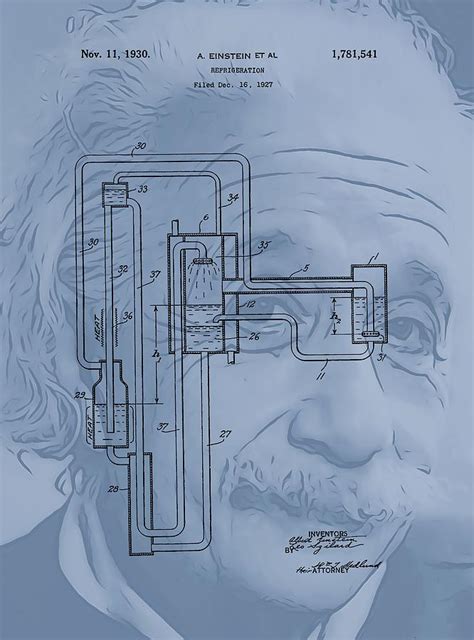 Einstein Refrigerator Mixed Media by Dan Sproul