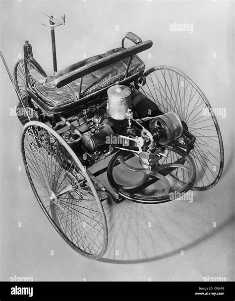 A motor car by Carl Benz from 1885 Stock Photo - Alamy