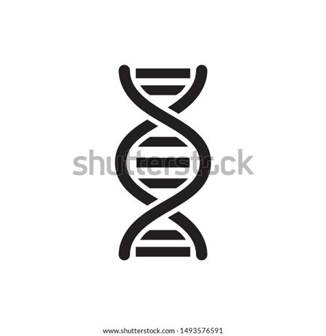 Dna Helix Vector Design Illustration Stock Vector (Royalty Free) 1493576591