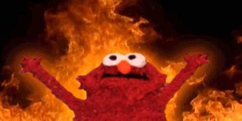 Elmo In Flames Meme Becomes RealLife At A Protest in Philadelphia