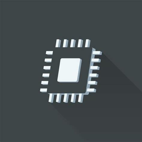 Illustration of a microchip - Download Free Vectors, Clipart Graphics ...