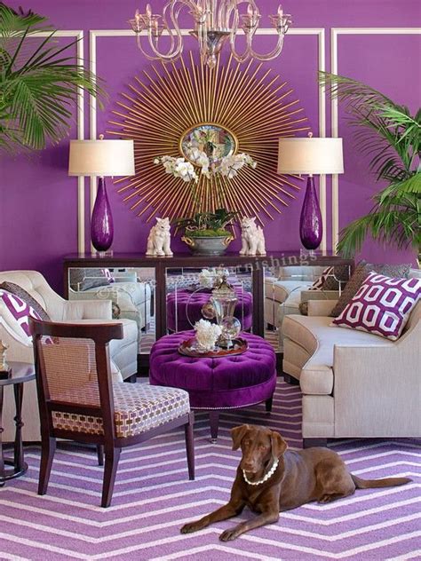 25 + Purple Living Room Design Ideas – Decoration Love