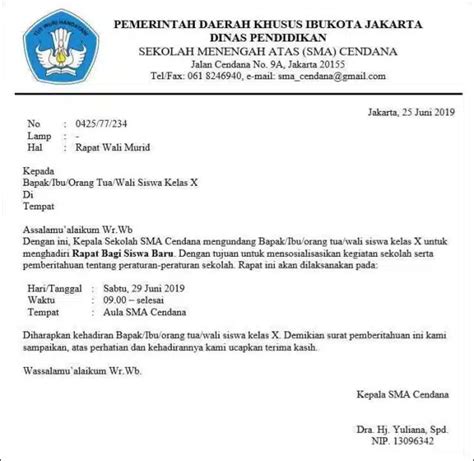 13 Contoh Surat Undangan Resmi Berbagai Tujuan, Terlengkap!