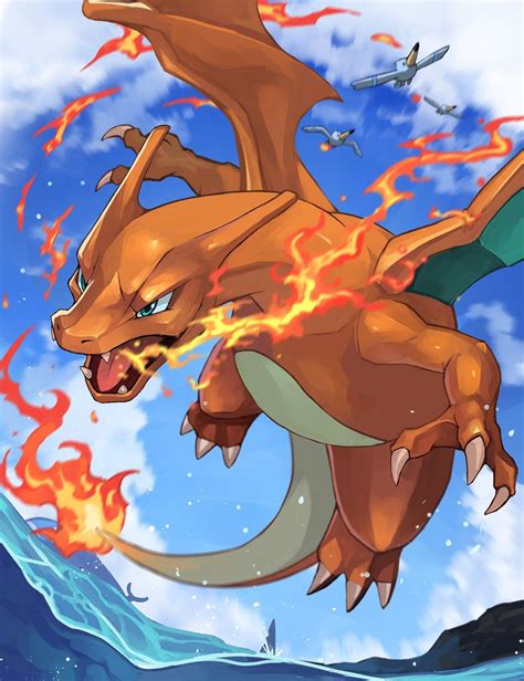 テッシー on Twitter | Pokemon charizard, Pokemon sketch, Cool pokemon ...