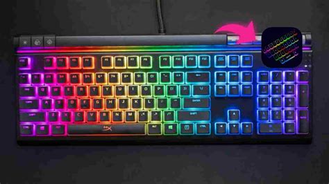 LED light fancy keyboard - RGB Lighting Colors effect.