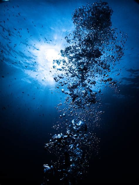 Underwater Photo of Bubbles · Free Stock Photo