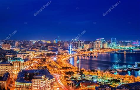 Night view of Baku — Stock Photo © Elnur_ #58268361