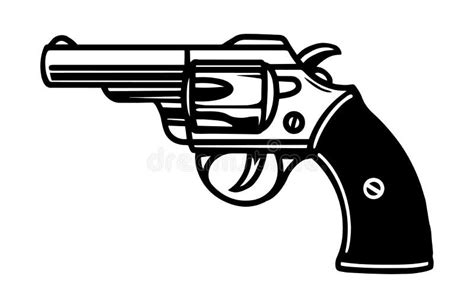 Pistol Vintage Tattoo Concept Stock Vector - Illustration of metal, background: 200820231