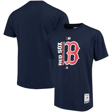 Men's Boston Red Sox Majestic Navy Authentic Collection Team Icon T-Shirt