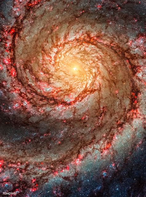 The Whirlpool Galaxy, also known as Messier 51a is an interacting grand ...