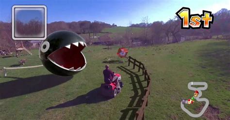 Real-life Mario Kart looks amazing from the perspective of a self ...