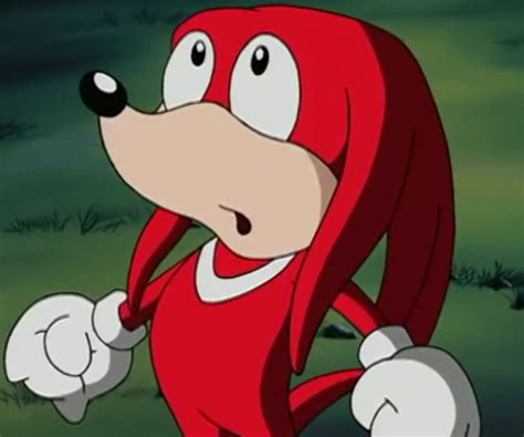 Sonic Underground: Suprised Knuckles by ajs4406 on DeviantArt