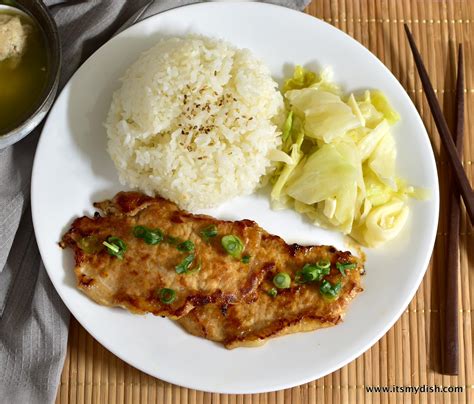 Taiwanese Pan-Fried Pork Chop Rice - It's My Dish