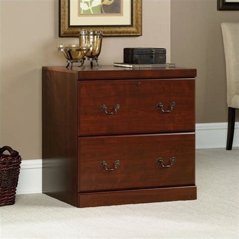 Sauder Heritage Hill 2 Drawer Lateral Wood File Classic Cherry Filing Cabinet | eBay