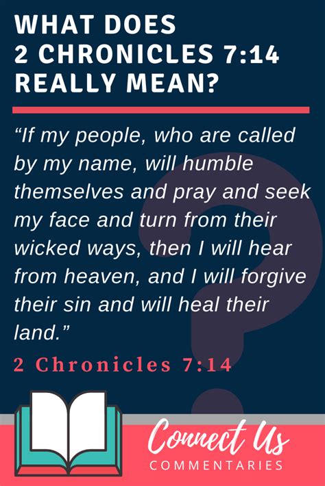 2 Chronicles 7:14 Meaning of If My People Who Are Called by My Name – ConnectUS