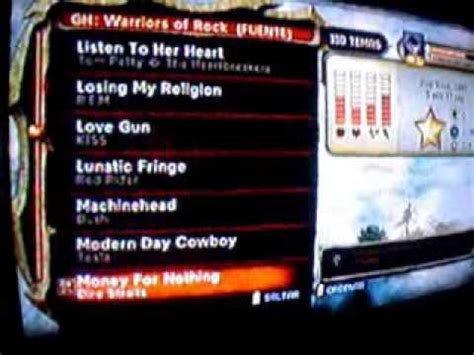 Guitar Hero Warriors of Rock Song List - YouTube