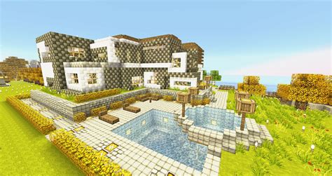 Minecraft Wallpapers - Modern House by Nsgeo on deviantART | Minecraft ...