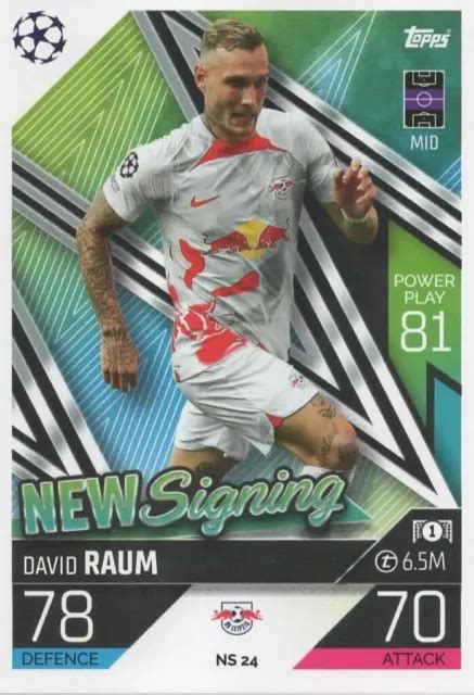 MATCH ATTAX CHAMPIONS League 2022/2023 Update New Signing NS 24 David ...