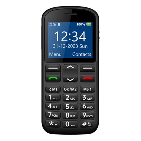 Buy Opel Mobile Bigbutton M 4G (Keypad, SOS Button) - Black - MyDeal