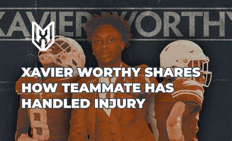 Xavier Worthy | Xavier Worthy Shares How Teammate Has Handled Injury