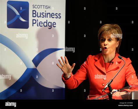 Nicola Sturgeon speech Stock Photo - Alamy