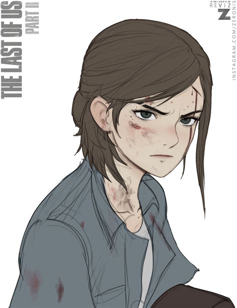 ArtStation - Ellie - 我们的最后一部分，Paul Kwon | The last of us, Anime style ...