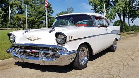 1957 Chevy Bel Air Red And White