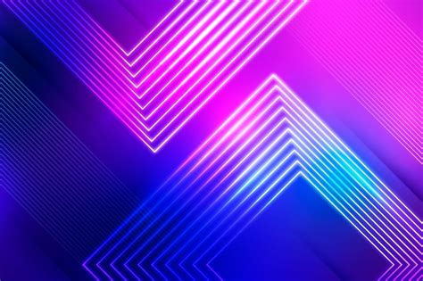 Free Vector | Abstract neon lights wallpaper