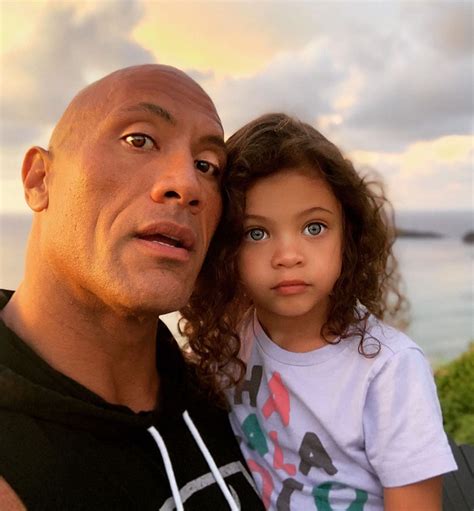 Dwayne Johnson with his daughter Jasmine : r/pics