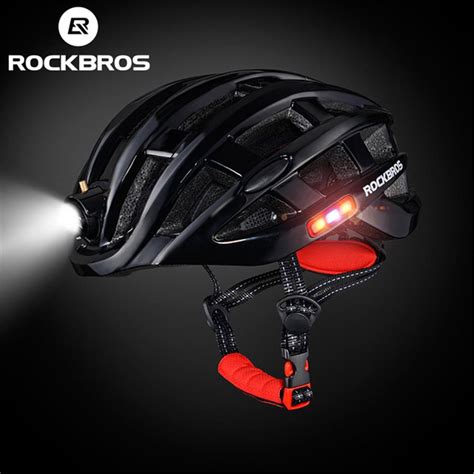 [SG SELLER] RockBros Helmet bicycle helmet cycling helmet with safety ...