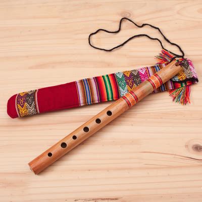 Wood Quena Flute Wind Instrument - Peace Flute | NOVICA