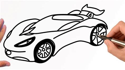 How To Draw A Simple Race Car