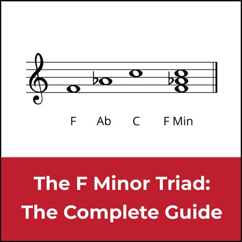 F Minor Triad: A Music Theory Guide 🎶🎸🎹