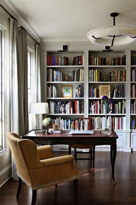 24 Stunning Home Library Design Ideas | Home library design, Home office design, Home libraries