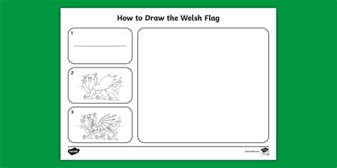 How to Draw the Welsh Flag